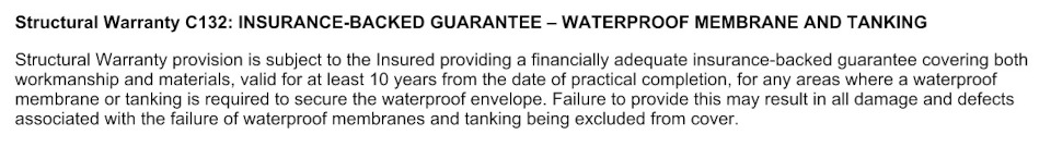 basement structural warranty